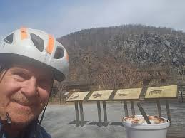 42 miles yesterday. I always stop for a hot fudge sunday