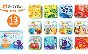 Amazon Com Baby Bath Books Mega Set Pack Of 13 Books Educational Waterproof Baby Bathtime Plastic Books For Bath Tub With Animals Colors Numbers And Abc Letters Learning Toy Books For