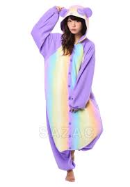 rainbow panda kigurumi