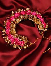 Buy Pink Colour Hair Accessories For Girls Fancy Online Anuradha Art Jewellery Flower Hair Accessories Bridal Hair Decorations Girls Hair Accessories