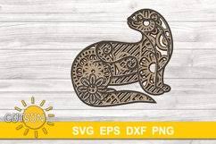 Download 3d Layered Otter Mandala Svg For Crafters 5 Layers 664400 Cut Files Design Bundles