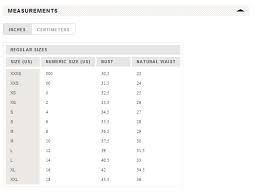 Vanity Brand Jeans Size Chart Www Bedowntowndaytona Com