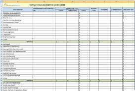 Free Estimating Software Building Remodeling Excel Budget Template Estimate Template Renovation Budget