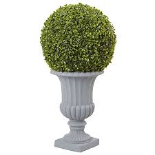 Maybe you would like to learn more about one of these? Nearly Natural 2 5 Foot Boxwood Ball Topiary Tree In White Urn Bed Bath Beyond