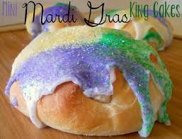 Adventures In Homemaking Mini Mardi Gras King Cakes Mardi Gras King Cake Mardi Gras Food King Cake