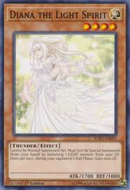 Diana The Light Spirit Monster Cards Yugioh Cards Yugioh