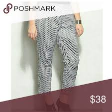 Roz Ali Geometric Trouser Pants Nwt With Images Roz Ali Dress Barn Pants Spandex Dress