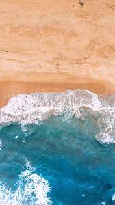 Downaload Blue Sea Waves Beach Aerial View Wallpaper For Screen 1080x1920 Samsung Galaxy S4 S5 Note Sony Xperia Z View Wallpaper Sea Waves Nature Images