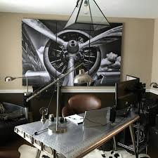 Canvas Set Of Airplane Airplane Decor Aviation Decor Aviation Office Decor