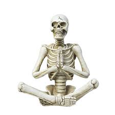 Only 1 available and it's in 7 people's carts. Halloween Skeleton Yoga Pose Praying Hands