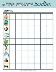 After School Routine Printable Checklist Free By Bright