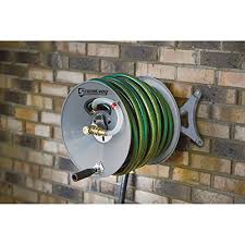 On the last coil of the hose, loop the hose as shown and secure the handle on each side with a zip tie. Garden Wall Mount Hose Reel Storage Basket Wall Mounted Water Pipe Storage Rack Hose Reel Hanger For Home Garden Durable Outdoor Water Hose Reel Holder Reels Gardening Organideia Pt