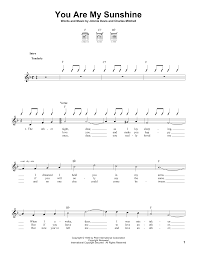 Whether you play the ukulele or bass kazoo there is no better way to improve your chops than by learning to play your favorite songs. Jimmie Davis You Are My Sunshine Sheet Music Notes Chords Ukulele Download Country 81055 Pdf