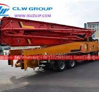 8x4 Isuzu GIGA 62meters concrete pump truck for sale