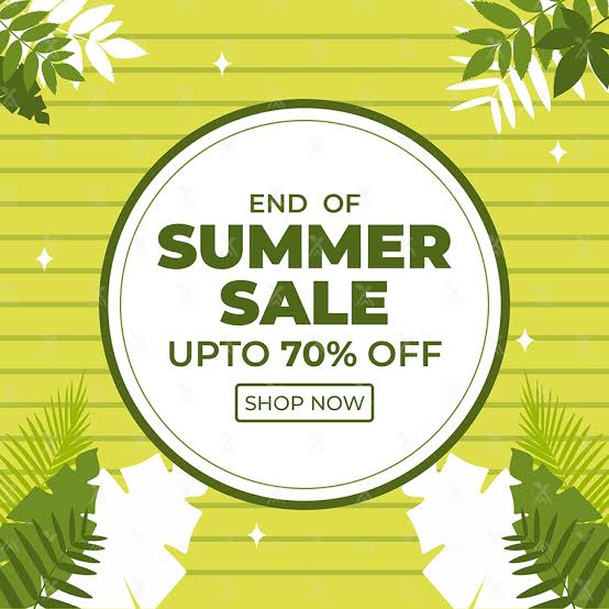 End of Summer sale