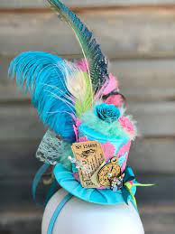 Mad Hatter Hat Alice In Wonderland Derby Hat Steampunk Hat Top Hat Victorian Hat Mini Top Hat Tea Party Hat Fascinator Hat Cosplay Tea Party Hats Victorian Hats Steampunk Hat