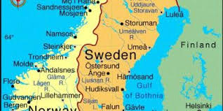 Švédsko leží na severozápade európy vedľa nórska. Svedsko Mapa Mapy Svedsko Severni Evropa Evropa