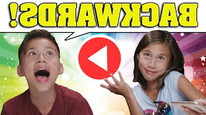 Backwards Word Challenge Say It Backwards Youtube