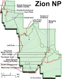 I:\ springdale shuttle ~ stop. Zion National Park Overview Map