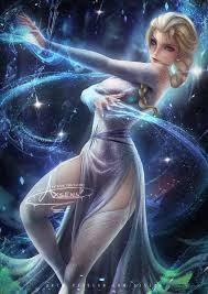 Amazing Elsa Frozen 2 Fanart Artist Axsens Frozen Fan Art Frozen Art Elsa Anime