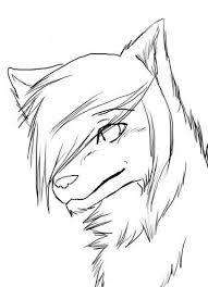 21 Super Ideas For Drawing Anime Animals Sketches Wolf Drawing Easy Anime Wolf Drawing Wolf Drawing