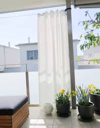 Outdoor Vorhang Santorini Nach Mass Weiss Vorhang123 At Pergola Vorhange Terrassen Vorhange Kleiner Balkon Design