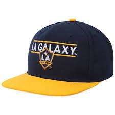 Men S Adidas Navy Gold La Galaxy Dassler Flat Brim Two Tone Snapback Adjustable Hat In 2021 La Galaxy Adjustable Hat Navy Gold