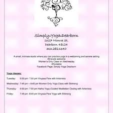 Favorite this post jun 19 swimmin foo sought 4 swimmin partner Simply Yoga Dearborn Closed Yoga 1627 Monroe St Dearborn Mi Phone Number