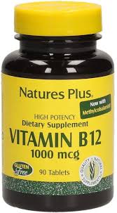 This means that the body requires vitamin b12 to work properly. Vitamin B 12 1000 Mcg 90 Tablets Nature S Plus Vitalabo Online Shop Europe