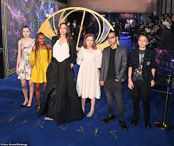 Angelina Jolie Is Supported By Children At Uk Gala Screening Of Eternals The Switzerland Times