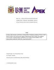Sebagian dari kita lihai sekali dalam berbahasa tapi agak tertatih dalam ilmu hitung. Sastera Anis Docx Hka 101 U2013 Pengantar Kesusasteraan Semester 2 Sidang Akademik 2019 20 Pusat Pengajian Ilmu Kemanusiaan Esei Soalan Berdasarkan Course Hero