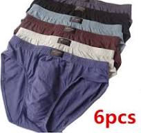 Generic Solid 6Pcs/Lot Mens Cotton Underwear Briefs Mens ...