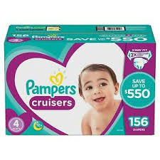 Details About Pampers Cruisers Diapers Size 4 156 Ct For Babies Weigh 22 37lb