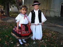 Hun Children In Their Traditional Dresses Hungary Hungarian Embroidery Hungarian Girls Costumes Around The World
