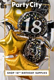 Theme 18th Birthday Party Ideas For Guys Make This Milestone Memorable Shop Party City For 18th Birthday Party Supplies 18th Birthday Decorations 18th Birthday Party 18th Birthday Party Themes