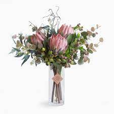 Pin By Koch Co Florist Wedding On Jasmine Chris Wedding July 9 2018 Flower Vase Arrangements Pink Flower Arrangements Australian Native Flowers