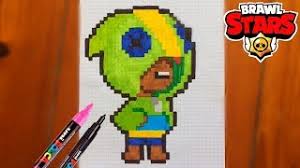 Pixel art a very useful tool for developing imagination and creativity and increasing your level of concentration! Comment Dessiner Leon Pixel Sur Brawl Stars Tuto Dessin Pixel Art Leon Pixel Brawl Stars Youtube
