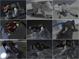 Voltron Black Lion 3d Model Voltron Black Lion Voltron Black Lion