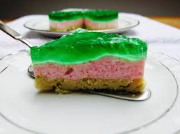 Weisse Schoko Himbeer Waldmeister Kuchen