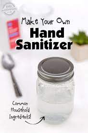 2 Ingredient Homemade Hand Sanitizer Gel Recipe That Works Kids Activities