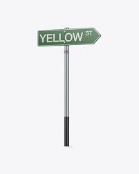 Promote your designs like big business with just a few clicks! Matte Street Sign Mockup Half Side View In Object Mockups On Yellow Images Object Mockups Sign Mockup Mockup Free Psd Mockup Free Download