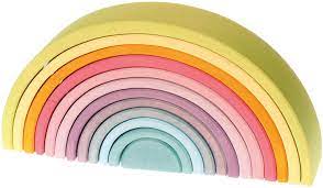 Dekorieren und feiern sie den ehrentag ihrer tochter in zart verspielten regenbogenfarben und wunderschön schimmernden details! Grimm S Regenbogen 12 Teilig Pastell Amazon De Spielzeug
