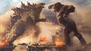 2020 godzilla kong poster 4 vs. Poster Godzilla Vs Kong Tulisan