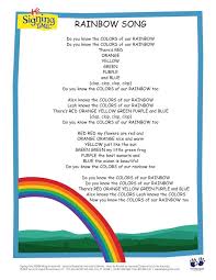 Rainbow Song Lyrics Rainbow Songs Preschool Songs Rainbow Lessons