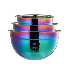 Rainbow Mixing Bowl Set Of 3 F W Woolworth Co Rainbow Kitchen Mixing Bowls Set Mixing Bowls