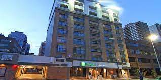 This is the home of the famous calgary stampede—not to mention the rabid hockey fanbase, and the calgary tower where you try not to scream too loudly when you're standing on the glass perch 626 feet above the ground. Holiday Inn Express Suites Calgary Ihg Hotel