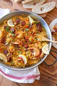 Shrimp And Chorizo Paella Mexican Food Recipes Seafood Recipes Paella