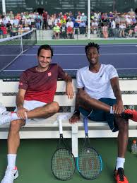He turned pro back in 2004 and grabbed his first . Gael Monfils On Twitter Great Practice With Mr Rogerfederer