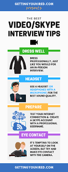 The Best Video Interview Tips Interview Tips Video Interview Tips Skype Interview