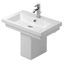 Duravit D30031 D30032 2nd Floor 23 1 2 Semi Pedestal Washbasin Wash Basin Sink Bath Sinks
